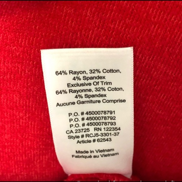 Community Holyrood Sweater, *Red, size M - Picture 4 of 4